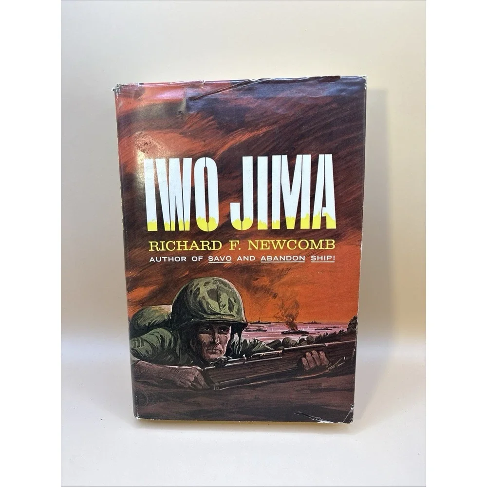 Iwo Jima - 1965 1st Edition Hardcover w/ Dustjacket by Richard F. Newcomb